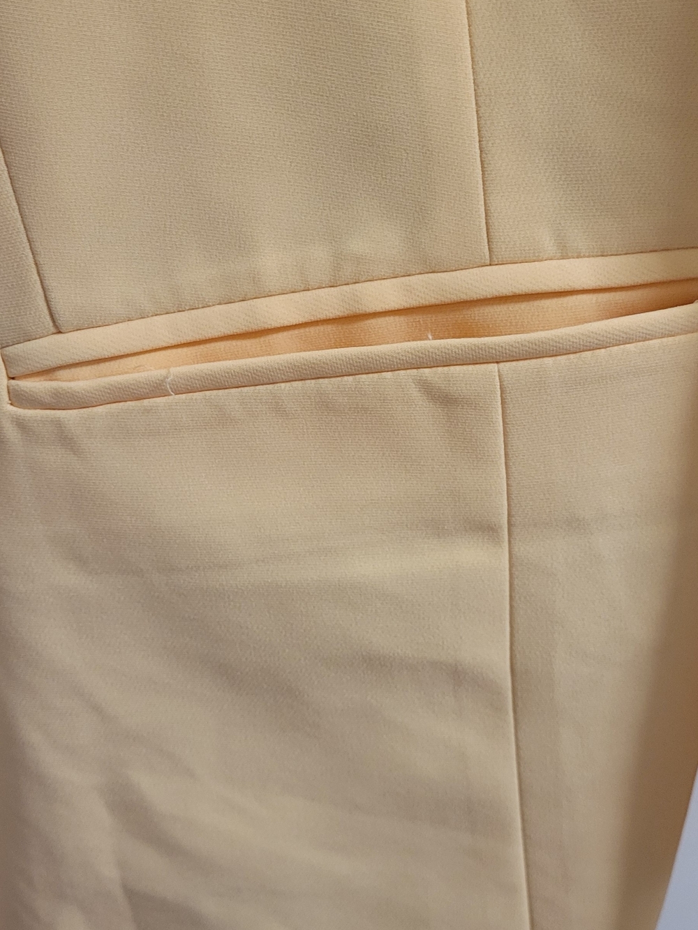 Liz Claiborne Pale Yellow Double-Breasted Blazer - Picture 5 of 7